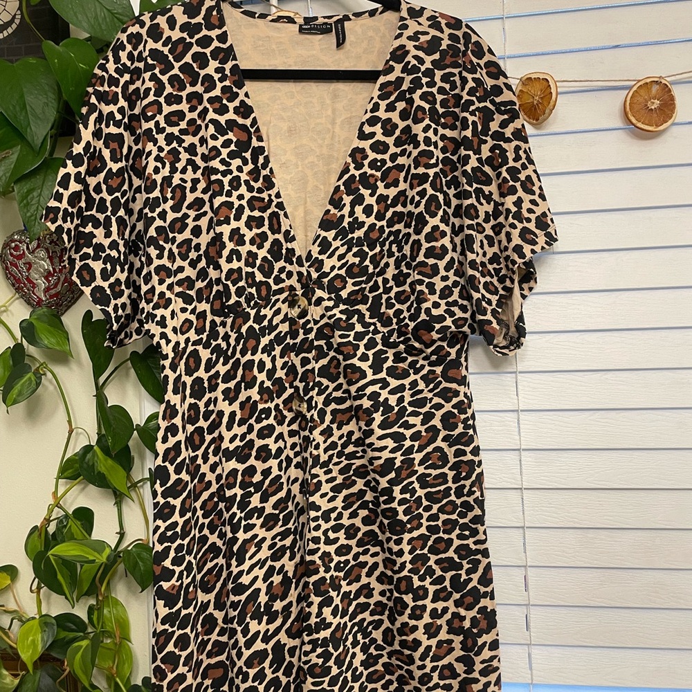 ASOS Leopard Skater Dress